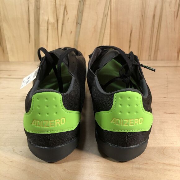 Adidas Adizero Ambition Athletic Black Green Track Spikes GY8401 Men's Size 12 - Picture 5 of 9